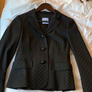 Moschino Black Polka Dot Blazer